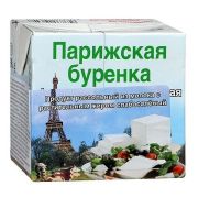 Продукт сырный рассольный Брынза Парижская буренка 250 г 55% 1х27