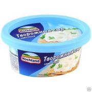 Сыр творожный Хохланд 220 г с Зеленью 1х6 БЗМЖ Россия