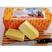 Сыр Российский Брюкке 45% молодой брус 4,5 кг 1х12 кг БЗМЖ, Алтай Россия