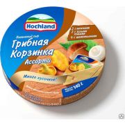 Сыр Хохланд Грибная корзина 140 г круг 1х15