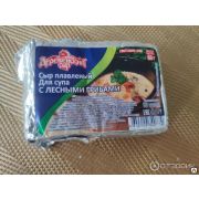 Сыр плавленый НМСБ 80 г брикетный с Лесными грибами для супа 50% 1х50 БЗМЖ Россия