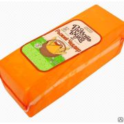 Сыр Чеддер Рыжий 45% Радость вкуса брус 3 кг Семикаракорский СЗ Россия