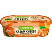 Сыр творожный Кремчиз Bonfesto 140г Сливоче=ный 65% 1х6