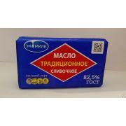 Масло сливочное Экомилк 330 г РОМБ Традиционное 82,5% 1х8 Россия