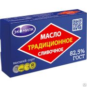 Масло сливочное Экомилк 160 г Ромб Традиционное 82,5% 1х13 Россия