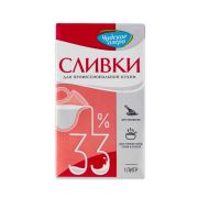 Сливки Чудское Озеро 33% 1 л ультрапастеризованные 1х12