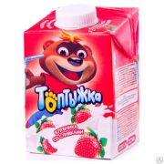 Коктейль молочный Топтыжка 500 г Клубника со сливками 3,2% БЗМЖ