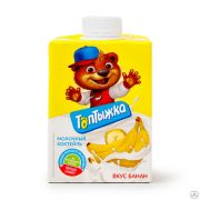 Коктейль молочный Топтыжка 500 г Банан 3,2% 1х12 БЗМЖ