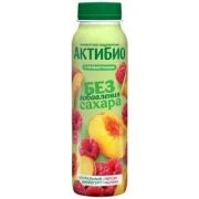 Биойогурт АктиБио 260 г Яблоко-Персик 1,5% 1х9